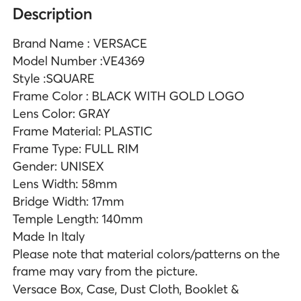 Versace men's sunglasses - Picture 7 of 8